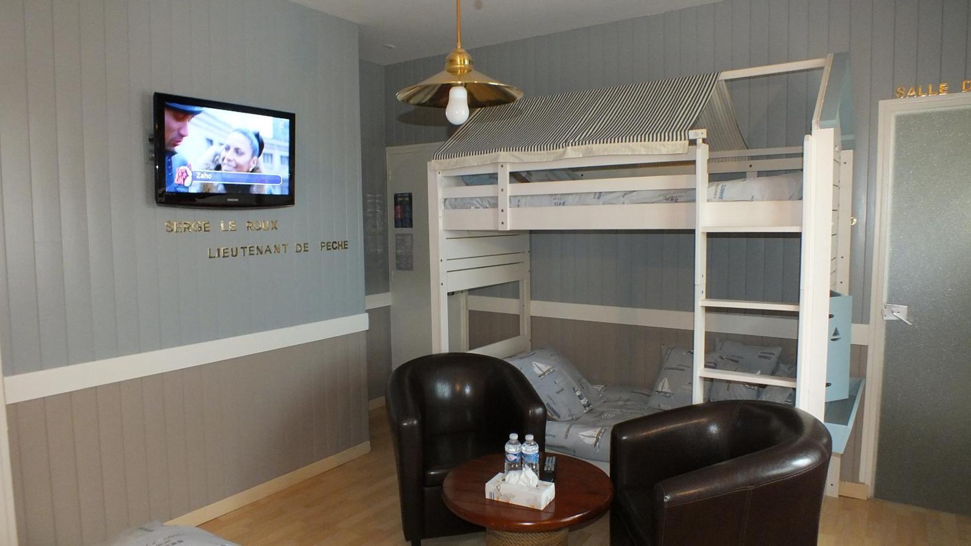 Hotel - Restaurant - Salon De The Le Beausejour Trégastel Стая снимка